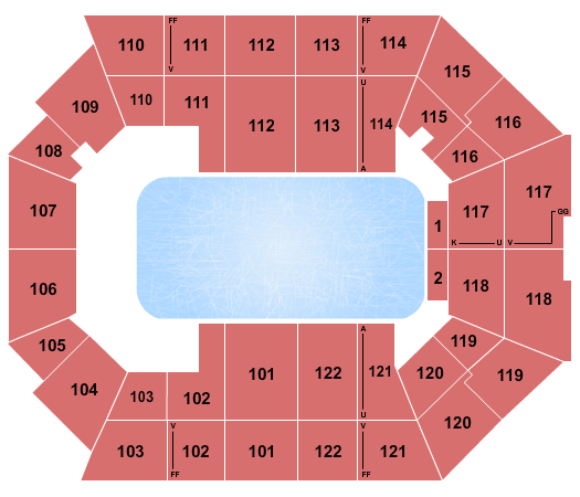 The Watsco Center At UM Disney On Ice Seating Chart